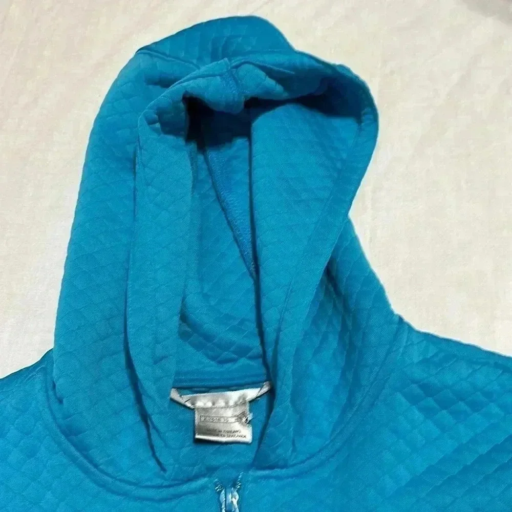 Nike Blue Dri Fit hoodie front zip jacket XL